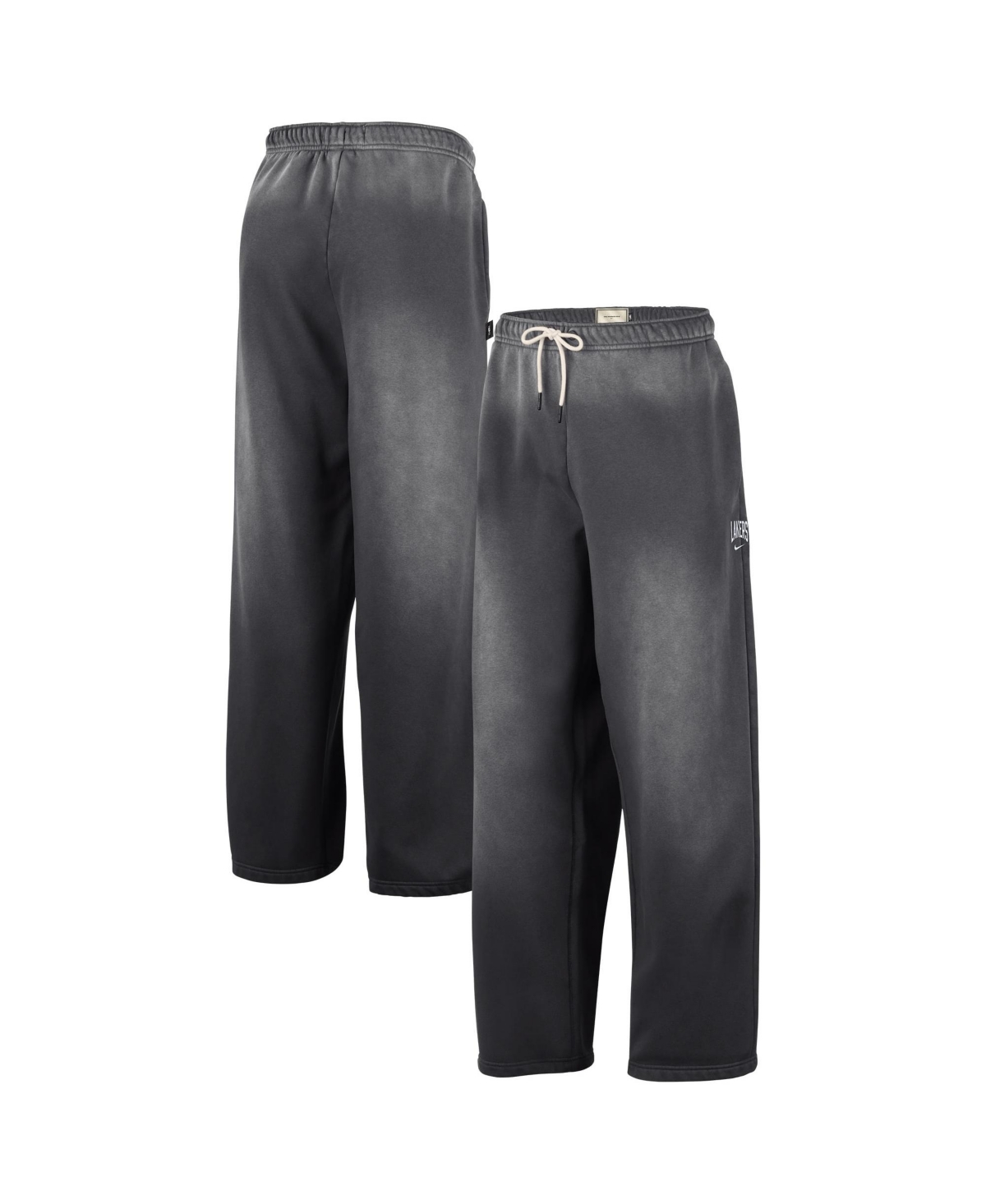 Nike Men's Charcoal Los Angeles Lakers 2026 Standard Issue Travel Washed Fleece Pants