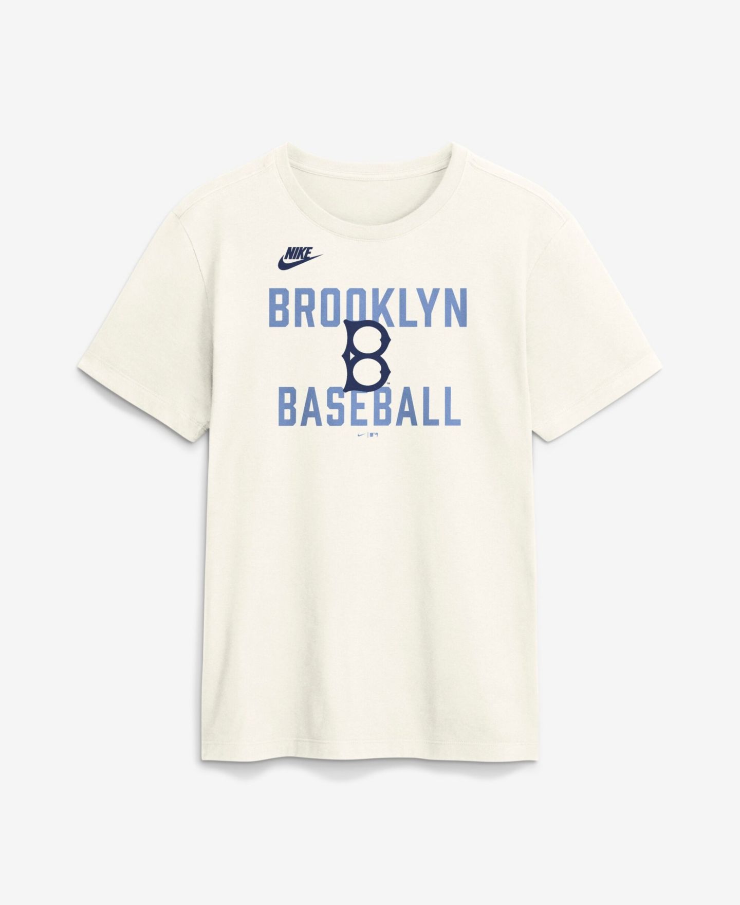 Мужская футболка Nike Cream Brooklyn Dodgers Cooperstown Collection ‘70s Inspired — фото 2