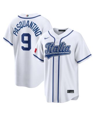 Men's Vinnie Pasquantino White Italy Baseball 2026 World Baseball Classic Home Stadium Jersey