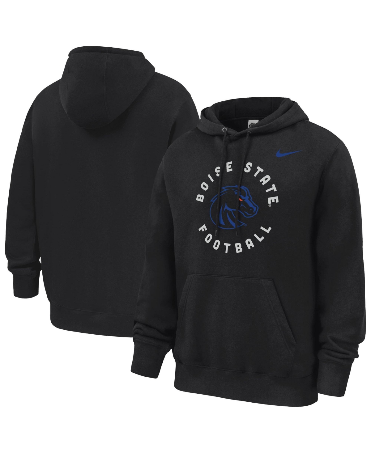 Nike Men's Black Boise State Broncos 2026 Coaches Collection Club Fleece Hoodie