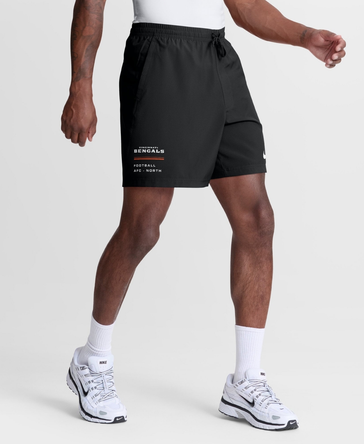 Nike Men's Black Cincinnati Bengals Form Dri-fit Shorts