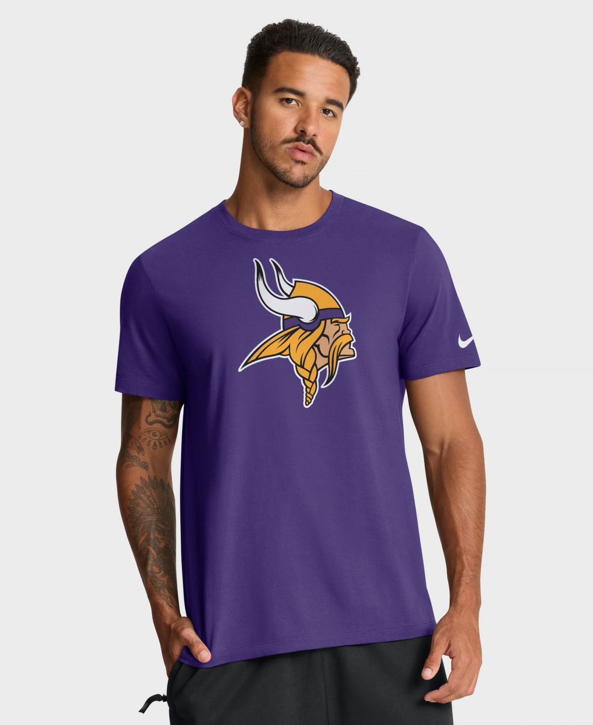 Nike Men's Purple Minnesota Vikings Essential Logo T-Shirt