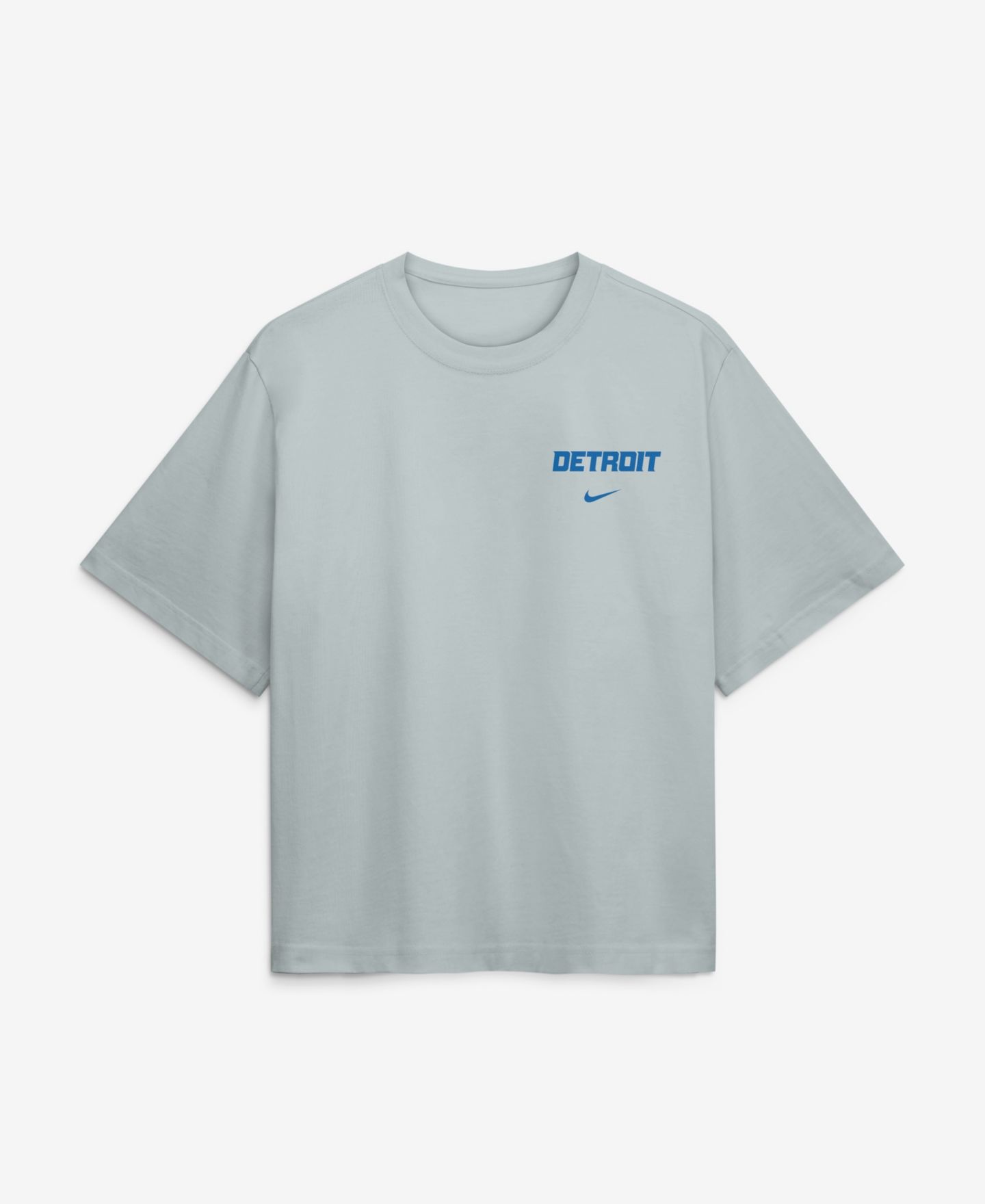 Женская футболка Nike Silver Detroit Lions 2026 Rivalries Collection Boxy — фото 2