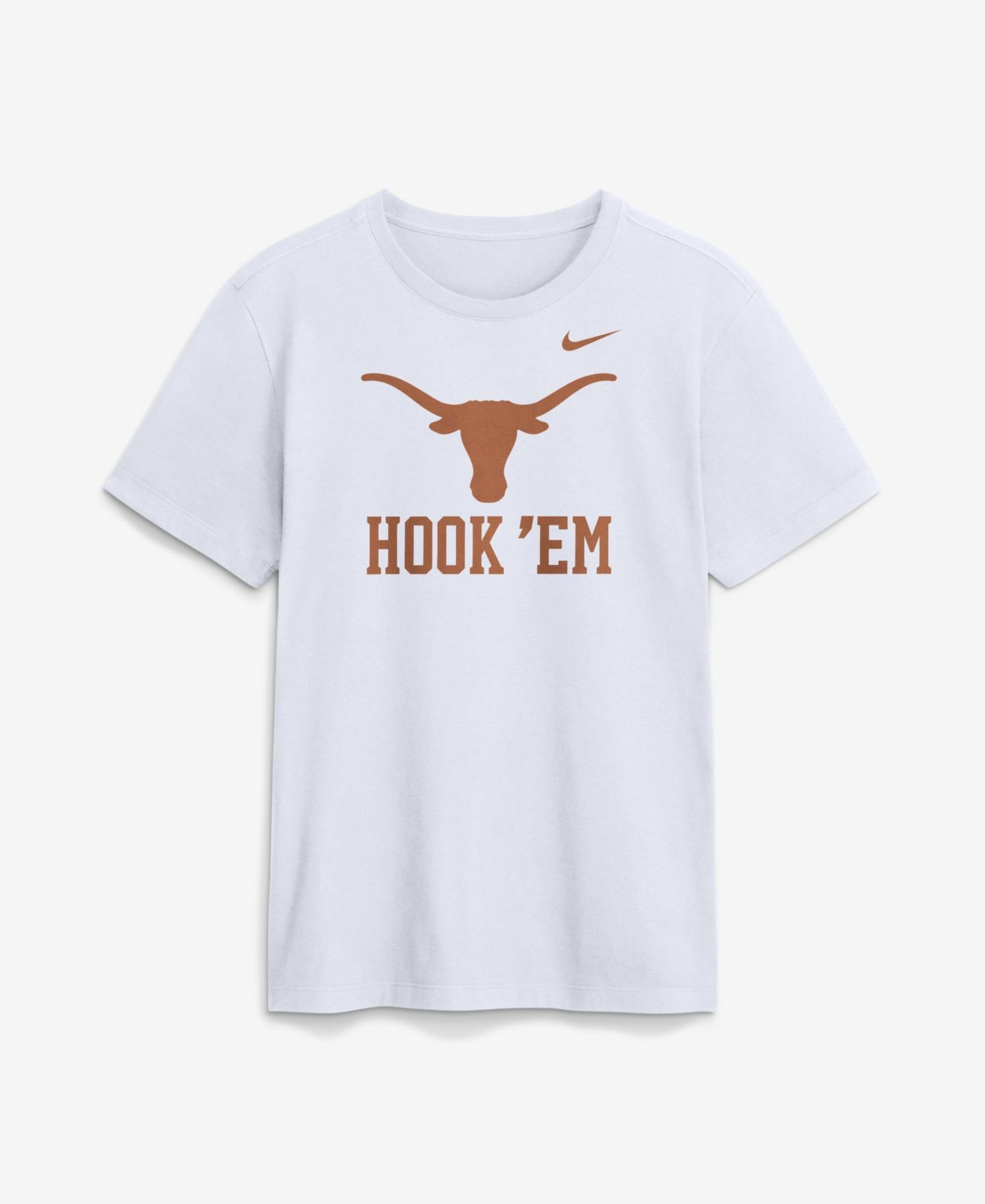 Мужская футболка Nike White Texas Longhorns Primetime Logo Mantra — фото 1