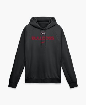 Nike - Men's Black Georgia Bulldogs Premium Performance Raglan Dri-FIT Hoodie Black