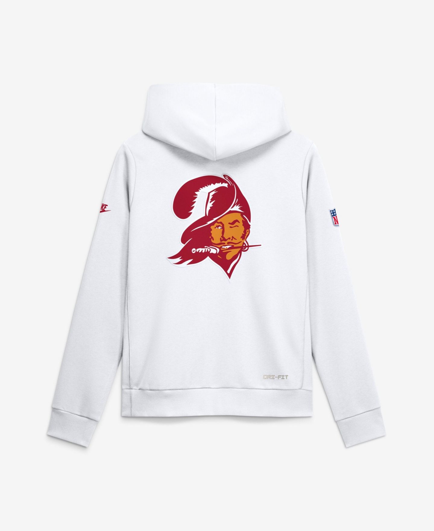 Женское худи Nike White Tampa Bay Buccaneers Sideline Standard Issue Alternate Dri-FIT — фото 3