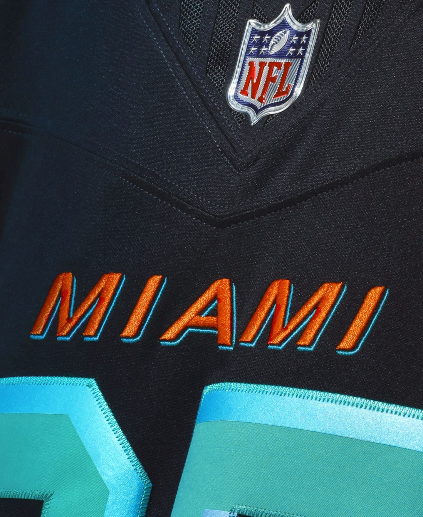Мужской топ Nike Dan Marino Navy Miami Dolphins Rivalries Collection Stitched Limited Jersey — фото 6