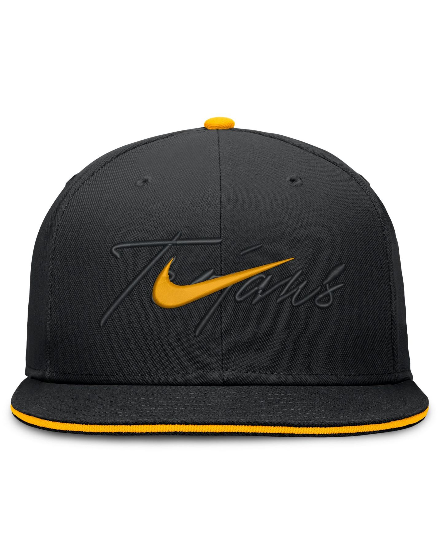 Мужская кепка Nike Black USC Trojans Dri-FIT Primetime Script Fitted Hat — фото 2