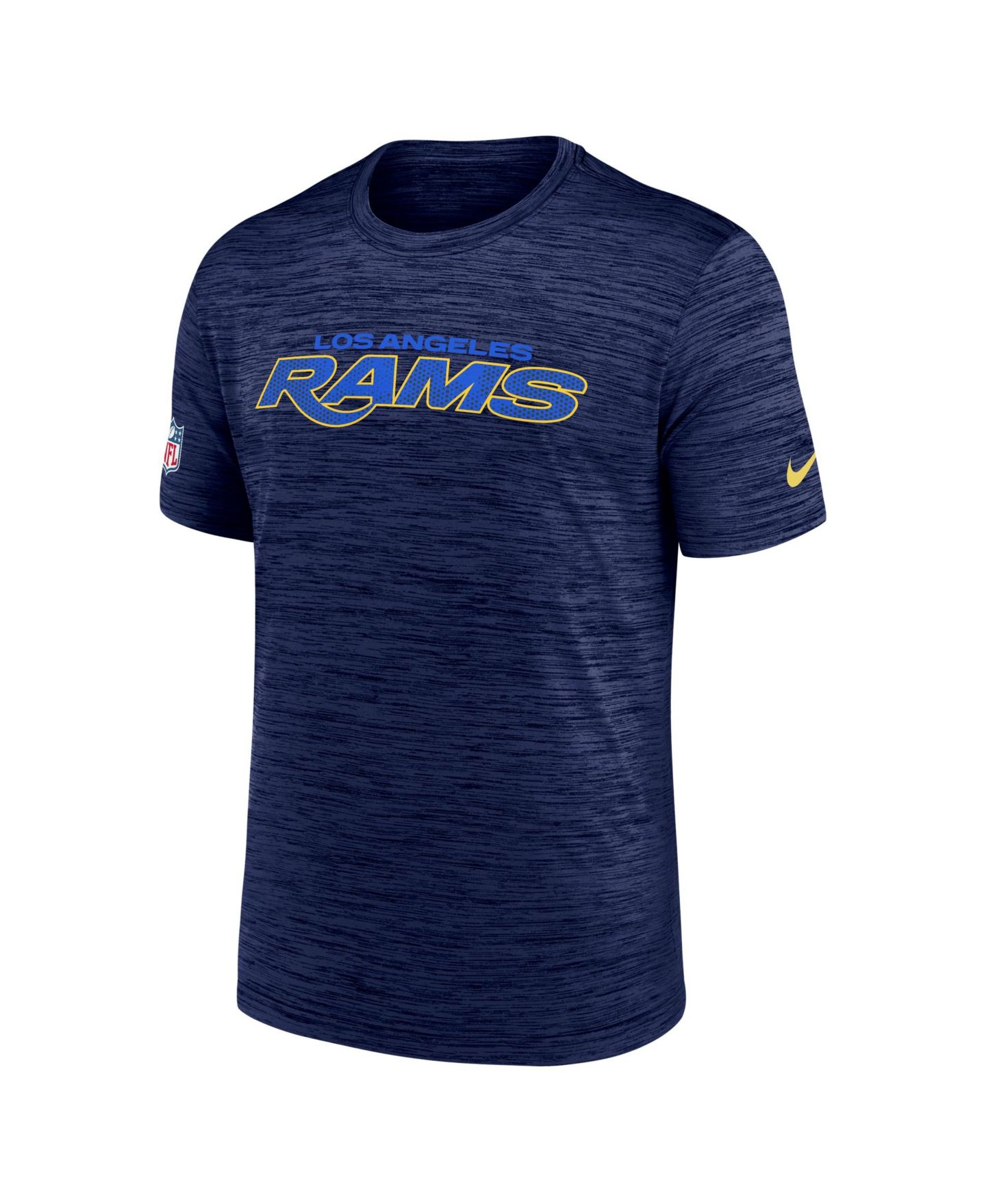 Мужская футболка Nike Navy Los Angeles Rams Rivalries Collection Sideline Velocity — фото 6