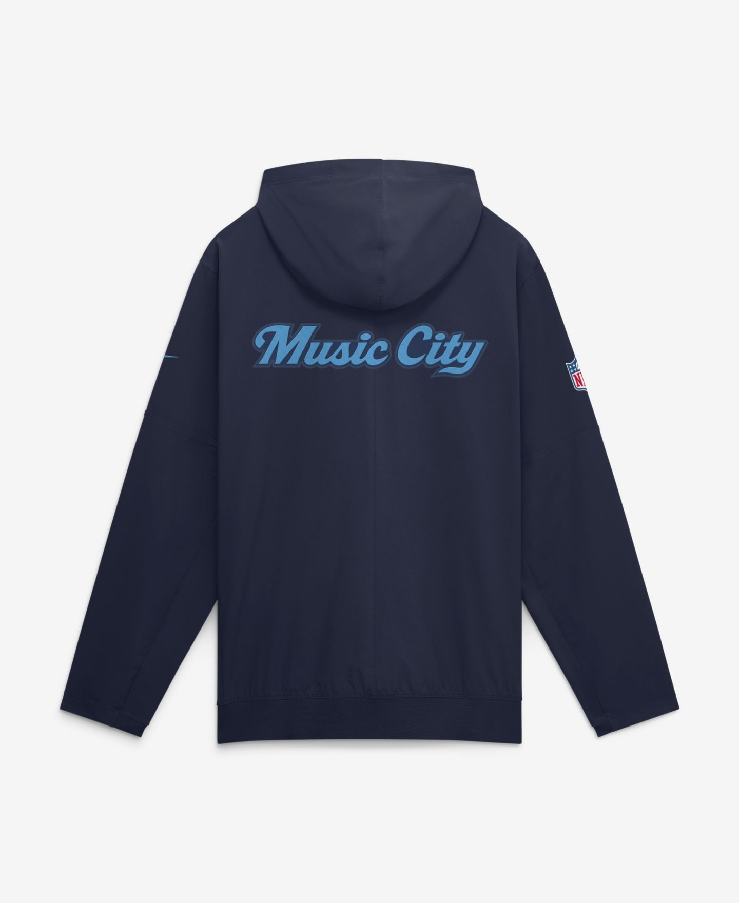 Мужская куртка Nike Navy Tennessee Titans 2026 Rivalries Collection Sideline Anorak Half-Zip — фото 3