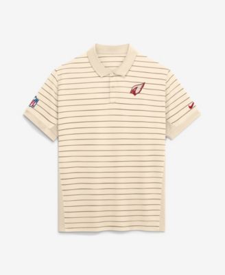 Men's  Natural Arizona Cardinals Rivalries Collection Sideline Victory Polo