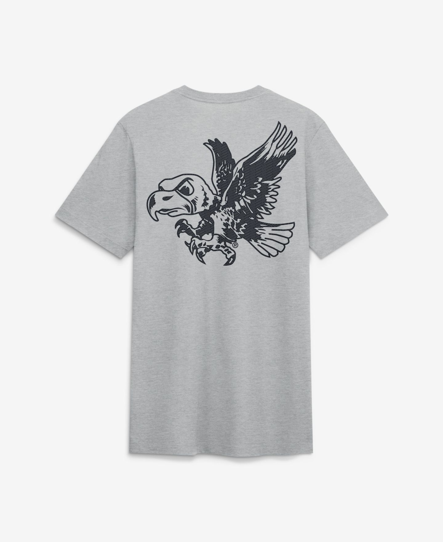 Мужская футболка Nike Heather Gray Iowa Hawkeyes Arch Wordmark Legacy Tri-Blend — фото 2