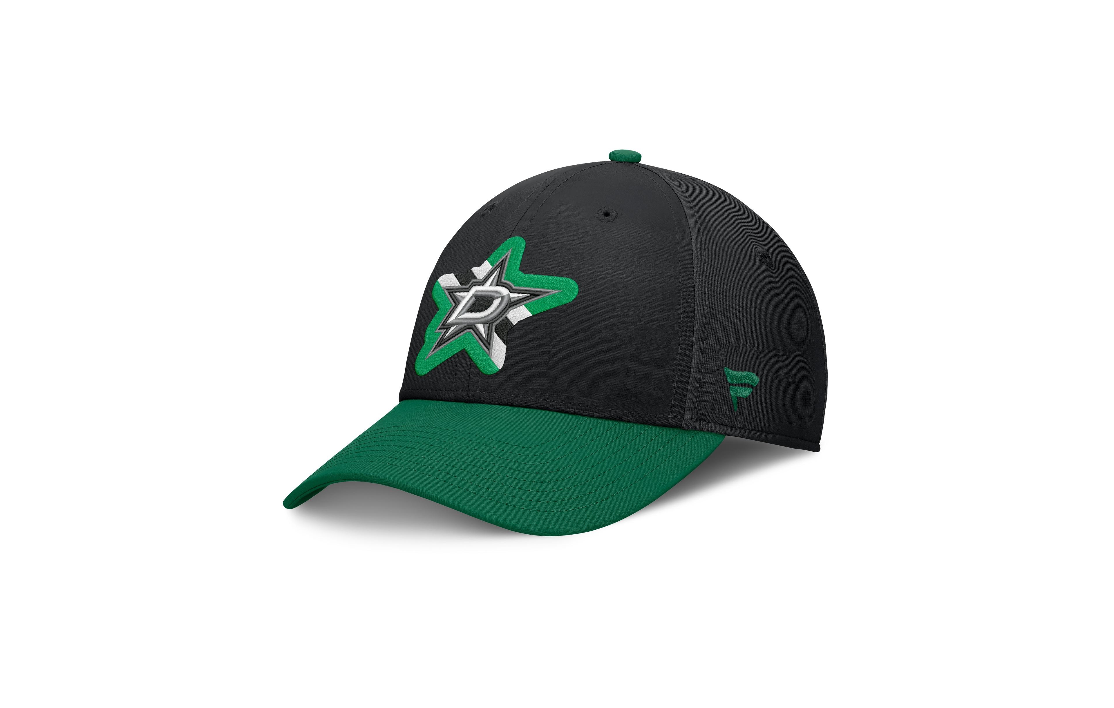 Fanatics Men's Black/Green Dallas Stars Stretch Hat