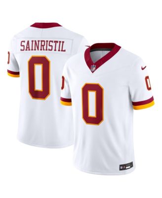 Men's Mike Sainristil White Washington Commanders Vapor F.U.S.E. Stitched Limited Jersey