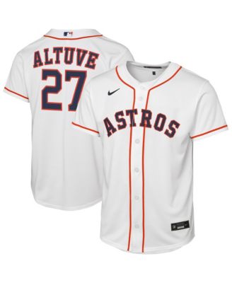 Big Boys and Girls Jose Altuve White Houston Astros Home Replica Jersey