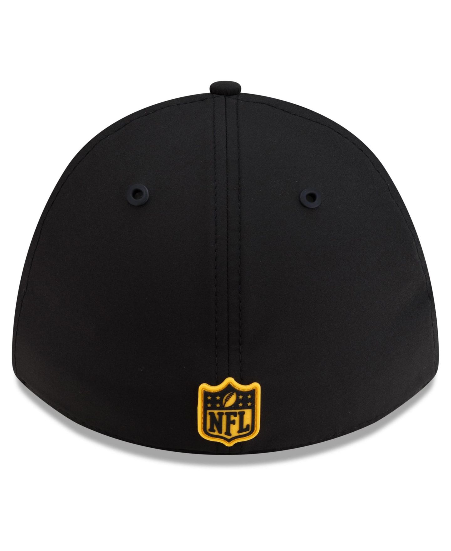 Мужская кепка New Era Pittsburgh Steelers 2026 Sideline 39THIRTY M-Crown Flex, Black — фото 4
