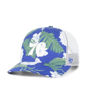 Men's '47  Royal Philadelphia 76ers Beach Side Trucker Adjustable Hat