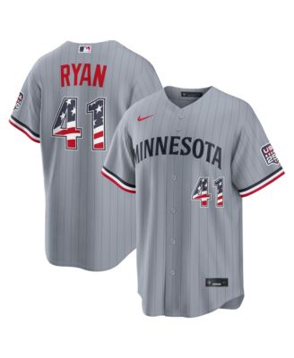 Fourth of July Men's Minnesota Twins Joe Ryan Gray USA 250 Stadium Jersey