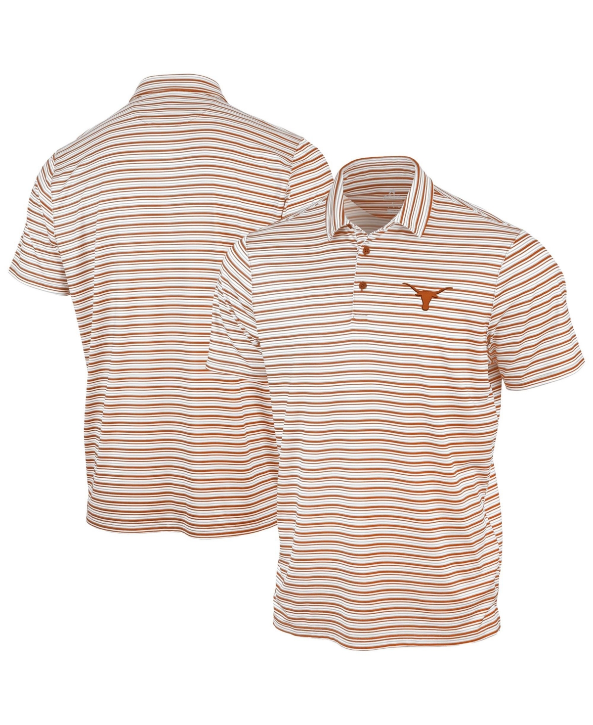 Antigua Men's Texas Orange Longhorns Space Stripe Polo Shirt