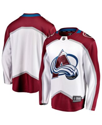 Men's White Colorado Avalanche Away Breakaway Jersey