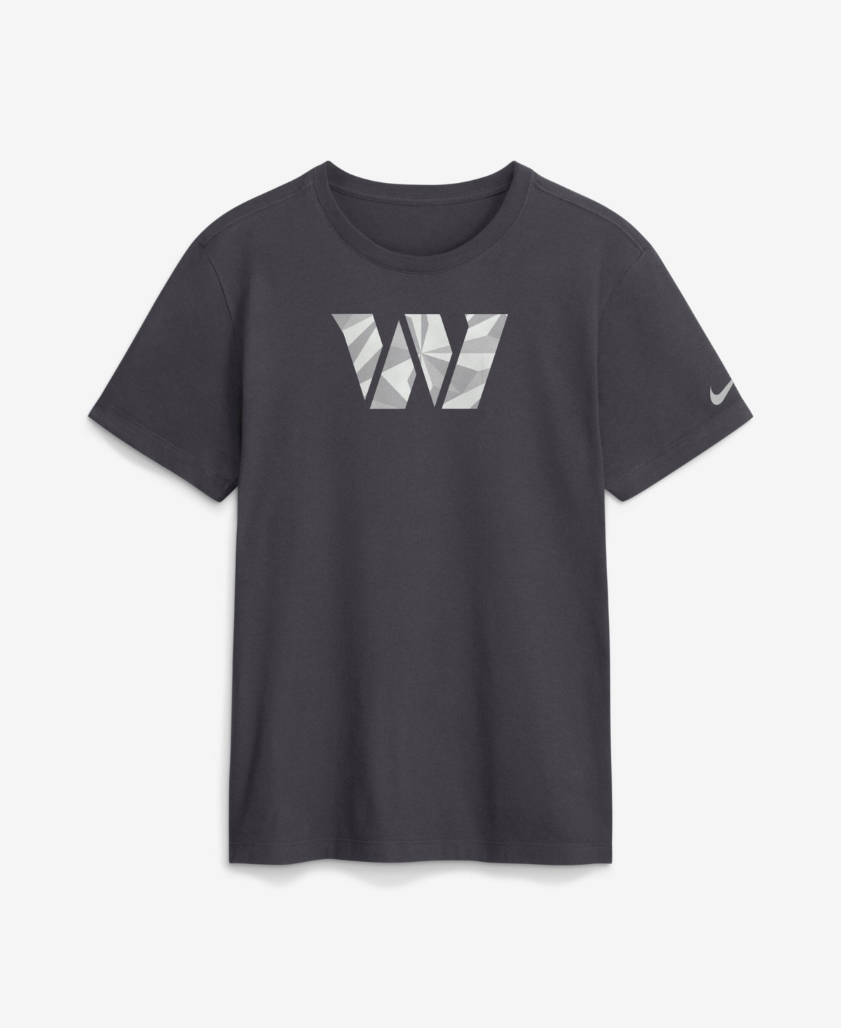 Nike Men's Anthracite Washington Commanders Fractal Logo T-Shirt