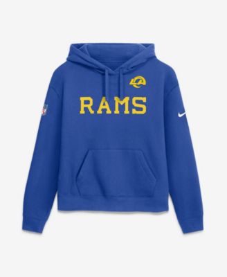 Women's Royal Los Angeles Rams Club Fleece Hoodie