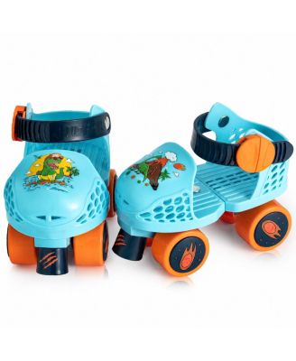 Adjustable Beginner Quad Roller Skates For Kids Size Adjustable Sturdy Build