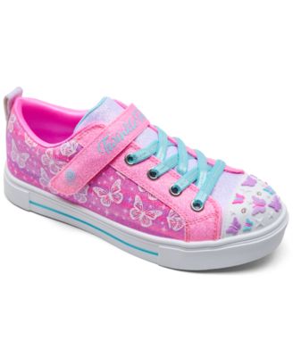 Little Kids' Twinkle Toes: Twinkle Sparks - Ombre Flutter Stay-Put Light-Up Casual Sneakers from Finish Line