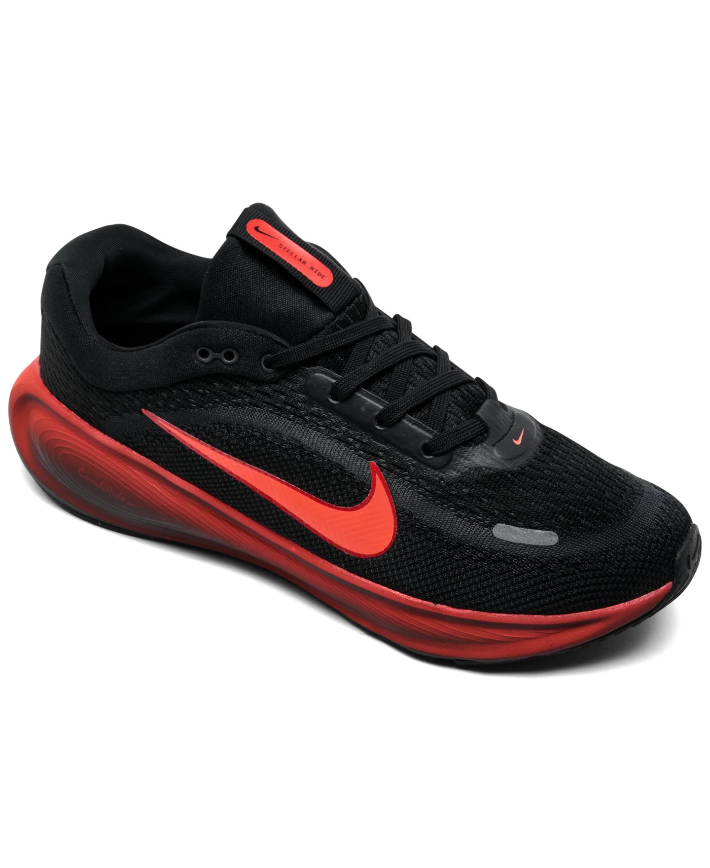 Детские беговые кроссовки Nike Stellar Ride, цвет: Чёрный / Красный — фото 1