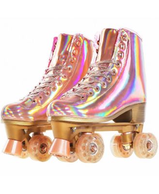 High Top Quad Roller Skates Double Row Four Wheels Indoor Outdoor For Men Women