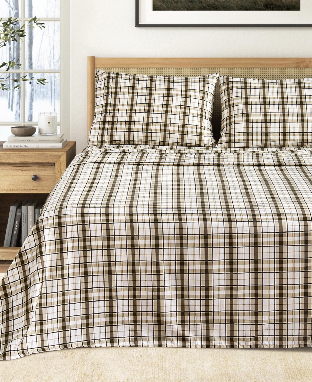 Linery & Co Ultra-Soft Brushed Printed Microfiber Sheet Set