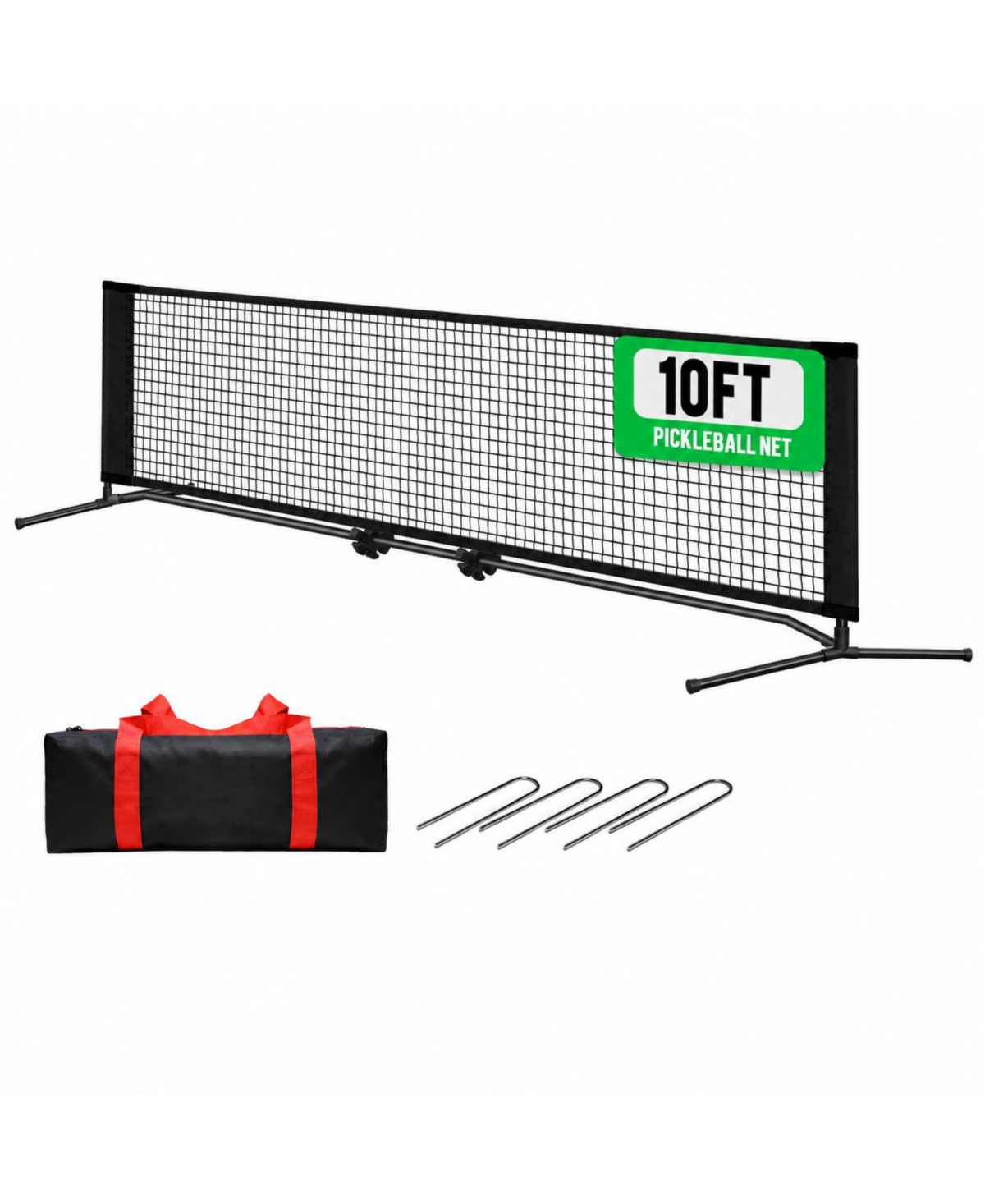 Sportneer Portable Pickleball Net With Carry Bag Steel Frame Anti Sagging Easy Setup For Indoor Outdoor