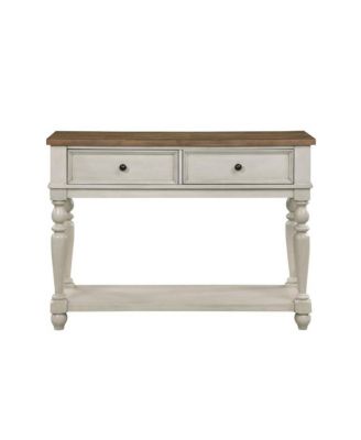 Rustic Sideboard Solid Wood Vintage Console Table With Drawers