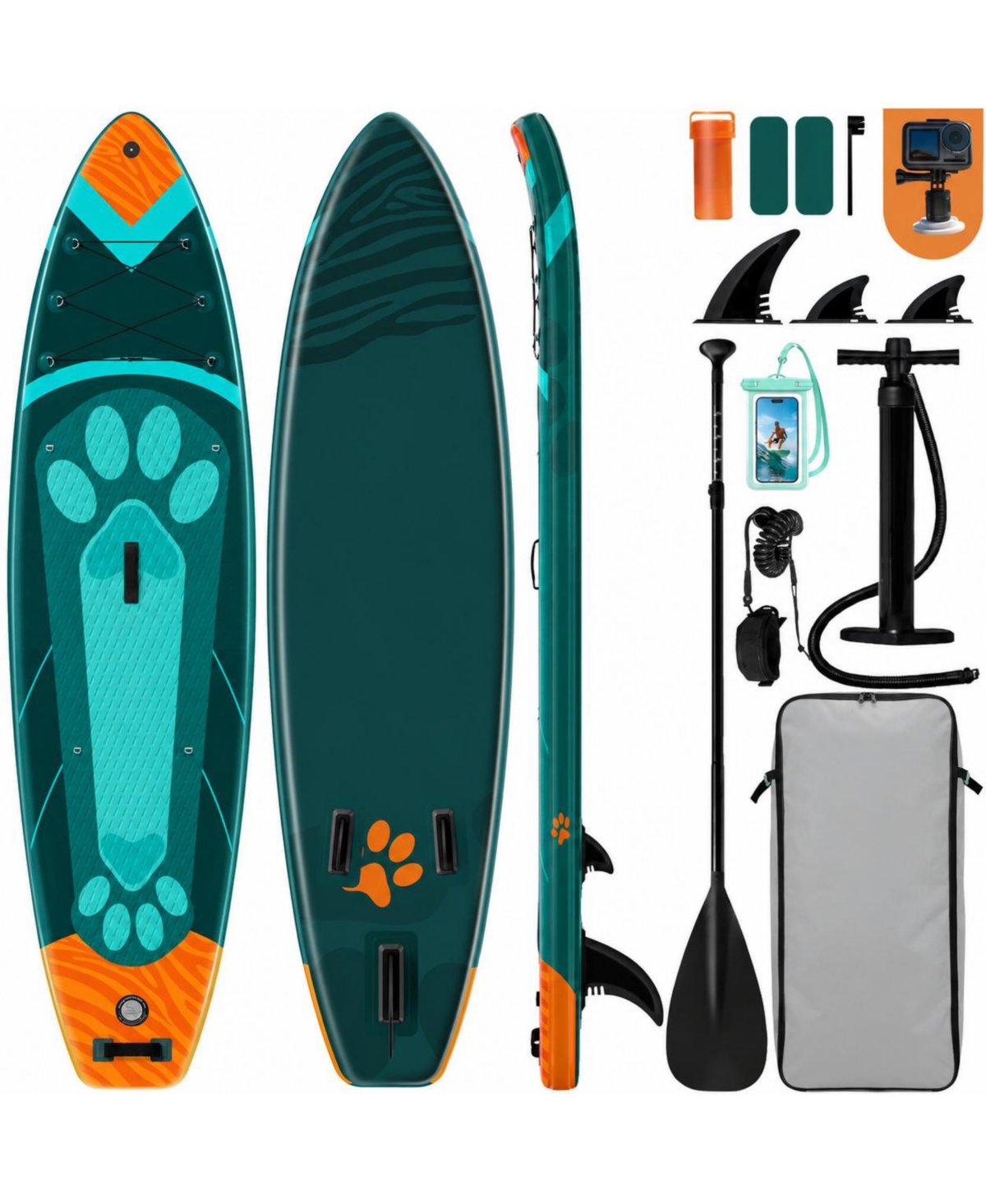 Furlihong Inflatable Stand Up Paddle Board For Adults 450lb Capacity Complete Sup Kit With Accessories - Open Miscellaneous