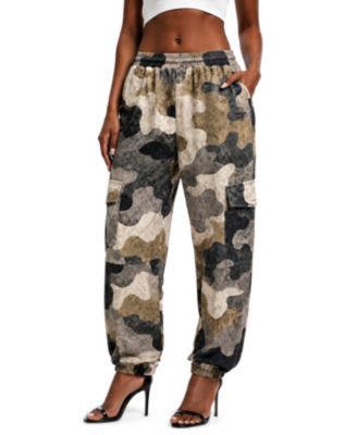Women's Camo Baggy Cargo Joggers