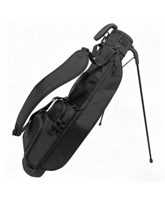 Lightweight Flamingo Golf Stand Bag 2 Way Divider Multiple Pockets For Driving Range Par 3 Courses