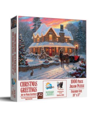 Christmas Greetings 1000-Piece Jigsaw Puzzle, Ages 15+