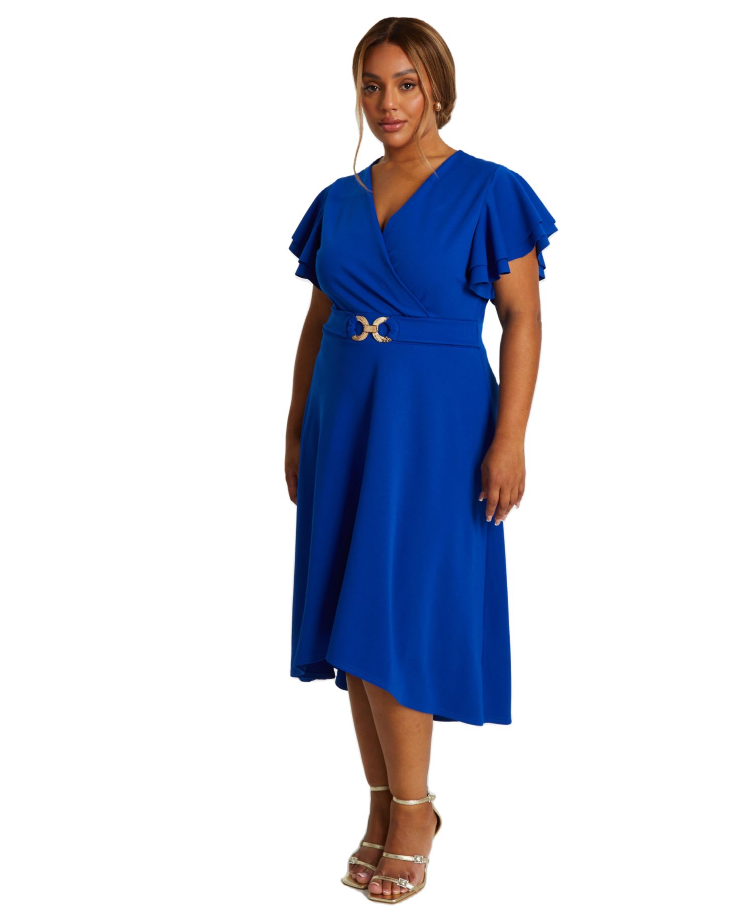 Women's Plus Size Dip Hem Dress