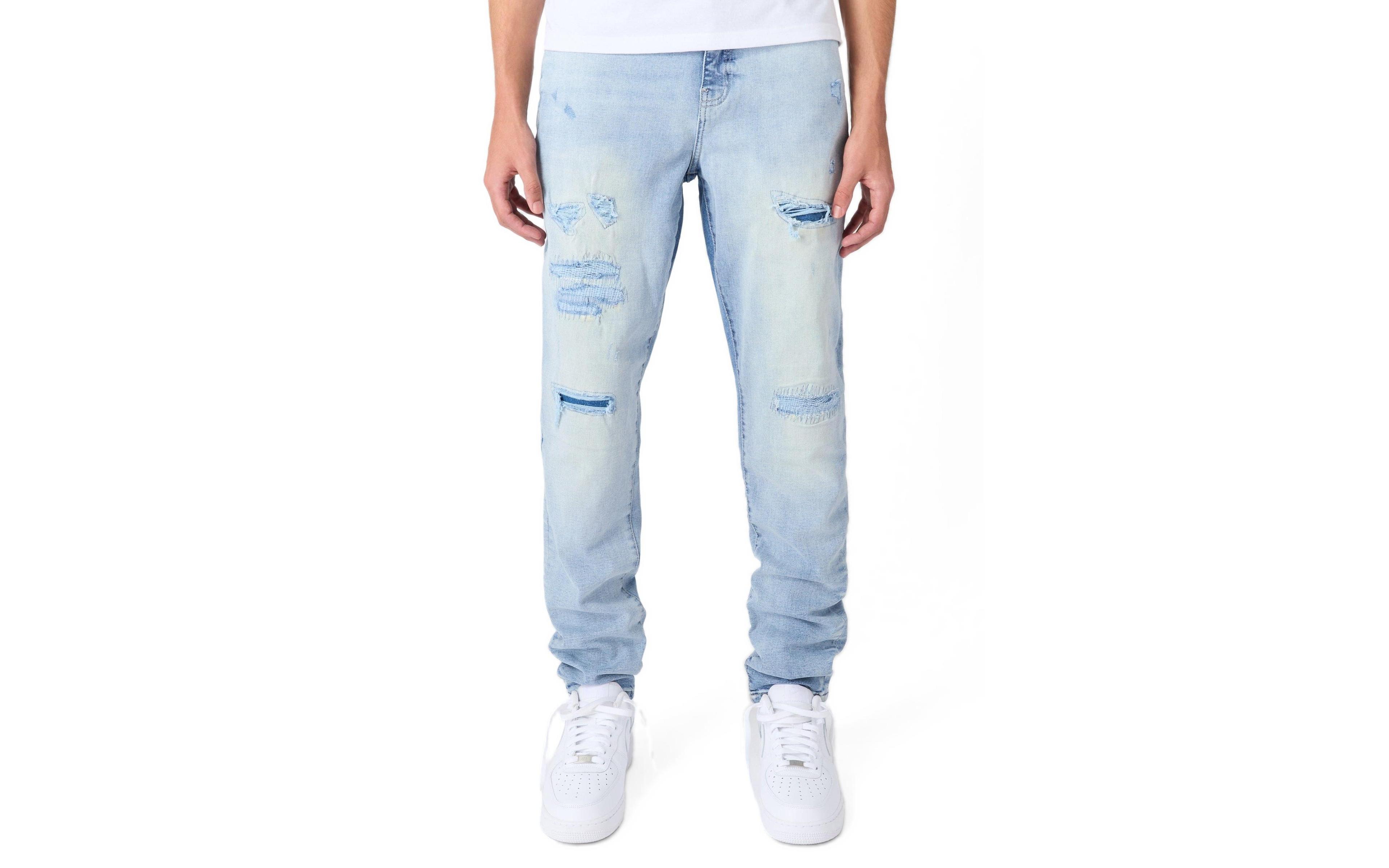 Reason Men's Ice Distressed Skinny Jeans