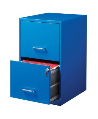 2 Drawer Metal Filing Cabinet with Key Locking System for Home Office