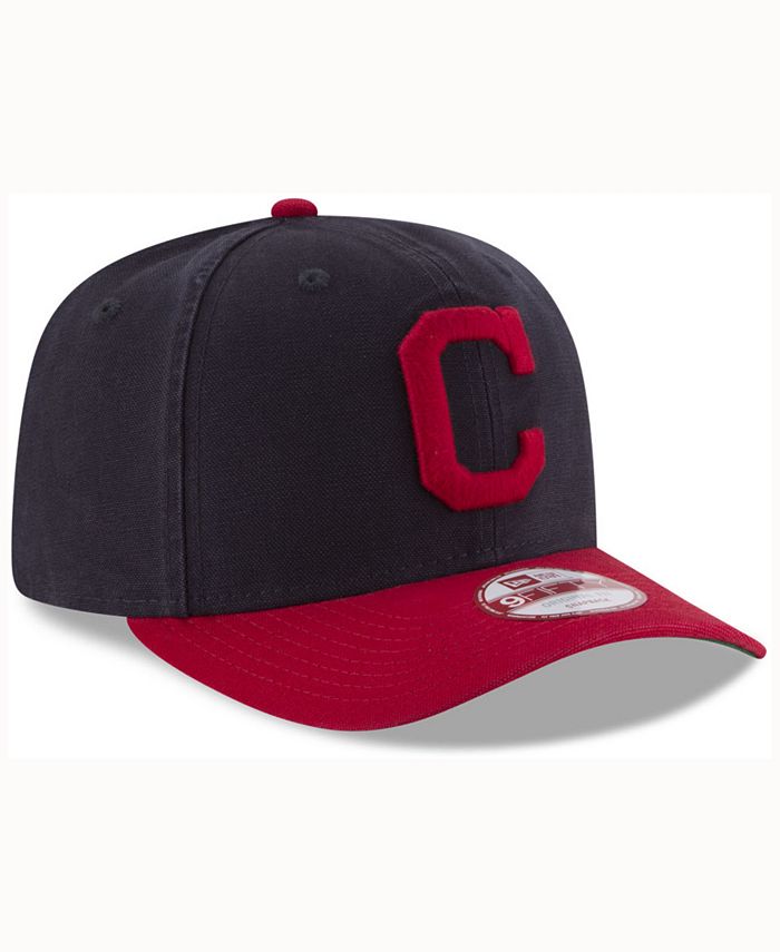 New Era Cleveland Indians Vintage Washed 9FIFTY Snapback Cap - Macy's