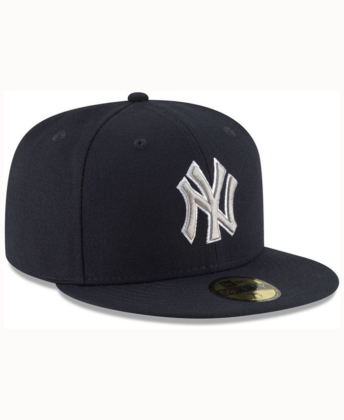 New Era New York Yankees Navy Gray White 59FIFTY Cap - Macy's