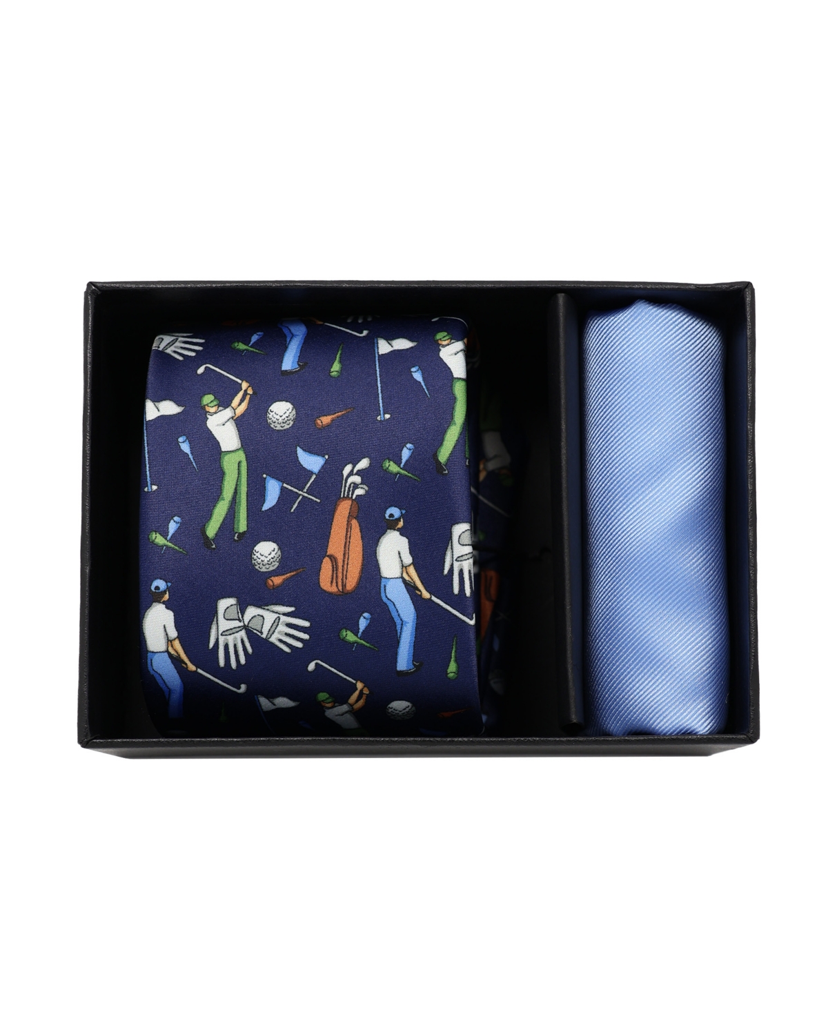 Nicole Miller Men's Golf Tie and Pocket Square, 2-Piece Set