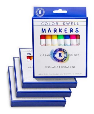Broad Line Bulk Markers, 4 Pack, 8 per Pack (32 Total)