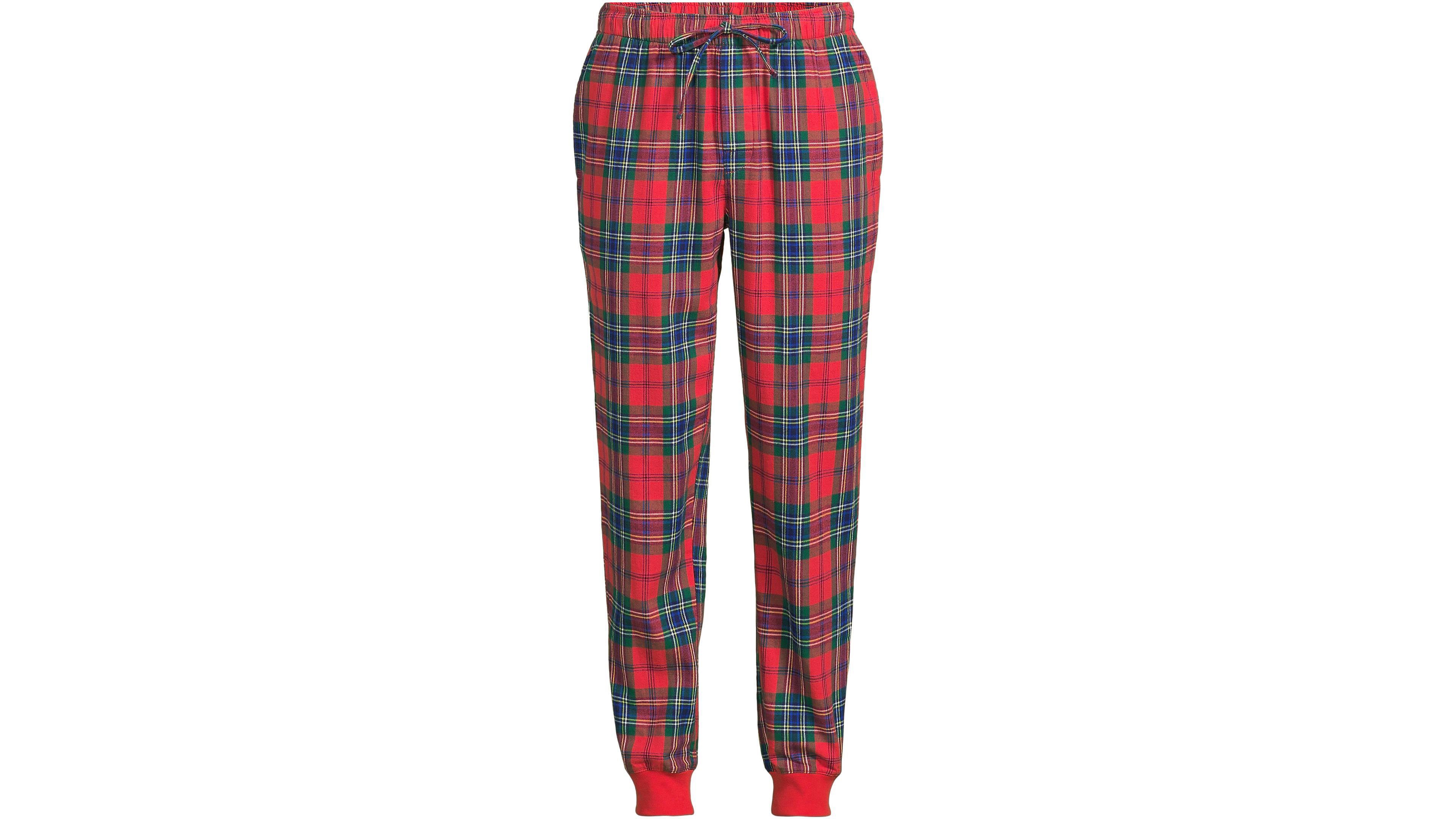 Lands' End Men's Flannel Jogger Pajama Pants