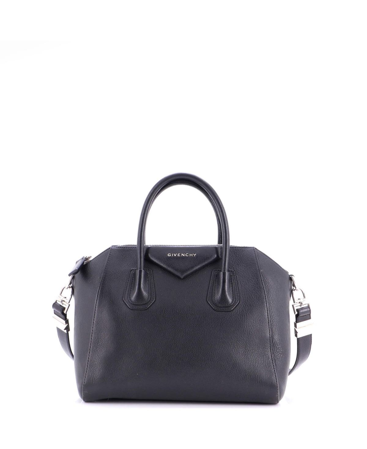 Pre-Owned Givenchy Small Antigona Bag Leather - Black