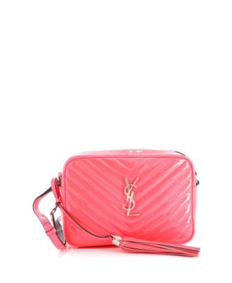 Small Lou Camera Bag Matelasse Chevron Patent