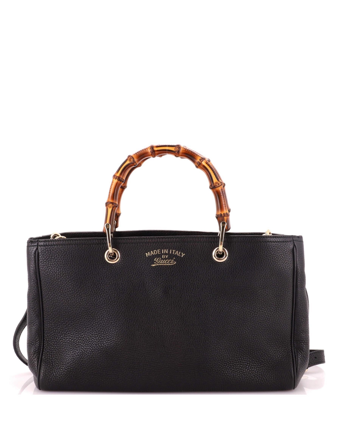 Pre-Owned Gucci Medium Bamboo Shopper Tote Leather - Brown