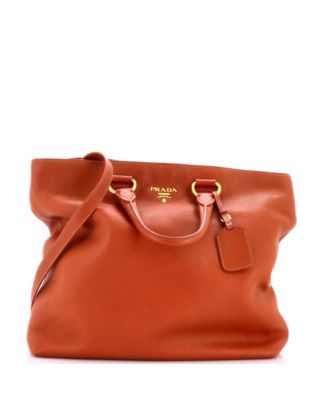 Large Convertible Shopper Tote Vitello Daino