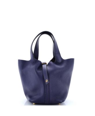 Pre-Owned Hermes PM Picotin Bag Clemence